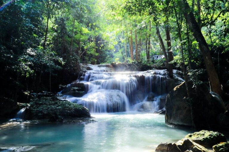 Kanchanaburi’s Historical Saga: Erawan Falls