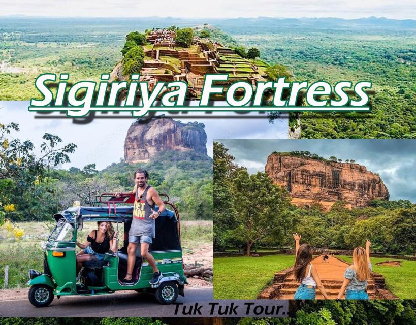 1 kandysigiriya fortress cave temple all inclusive tuk tour Kandy:Sigiriya Fortress & Cave Temple All-Inclusive Tuk Tour