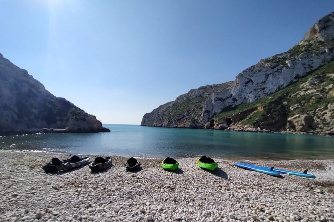 1 kayak excursion in javea cala granadella snorkeling calo llop mari ambolo Kayak Excursion in Jávea, Cala Granadella (Snorkeling) Caló, Llop Marí, Ambolo