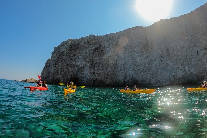 1 kayaking tour to the secrets of milos Kayaking Tour to the Secrets of Milos