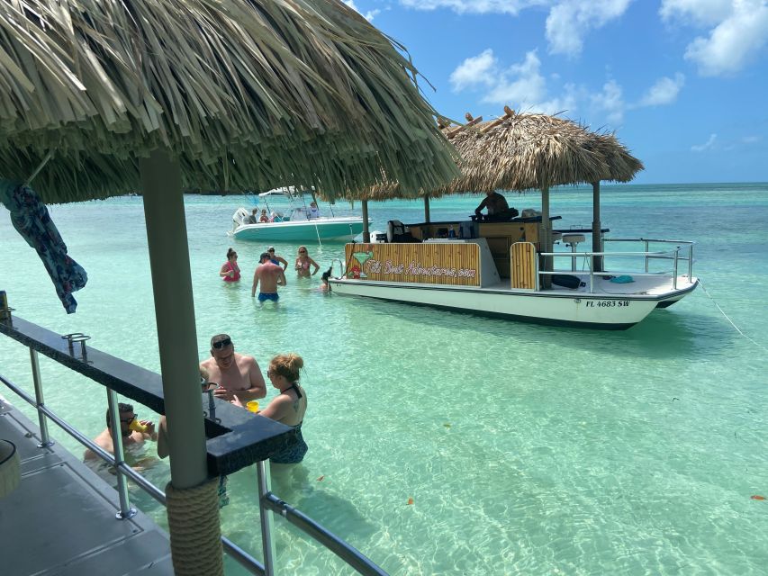 Key West: Private Florida Keys Sandbar Tiki Boat Cruise