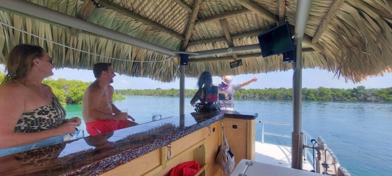 Key West: Private Tiki Bar Party Boat & Mini Sandbar
