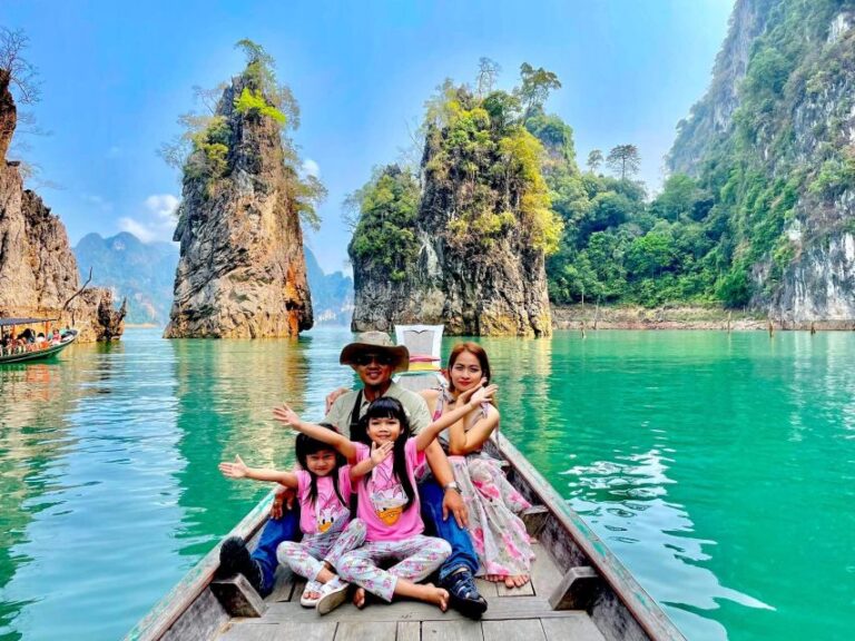 Khao Lak: Private Day Trip to Khao Sok With Longtail Tour