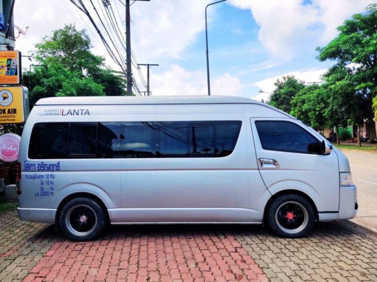 Ko Lanta: Private Van Direct to Krabi or Aonang