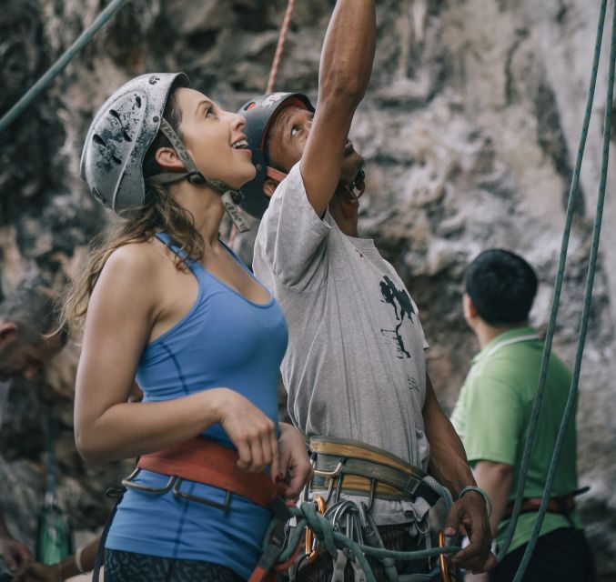 1 krabi half day rock climbing at railay beach Krabi: Half-Day Rock Climbing at Railay Beach