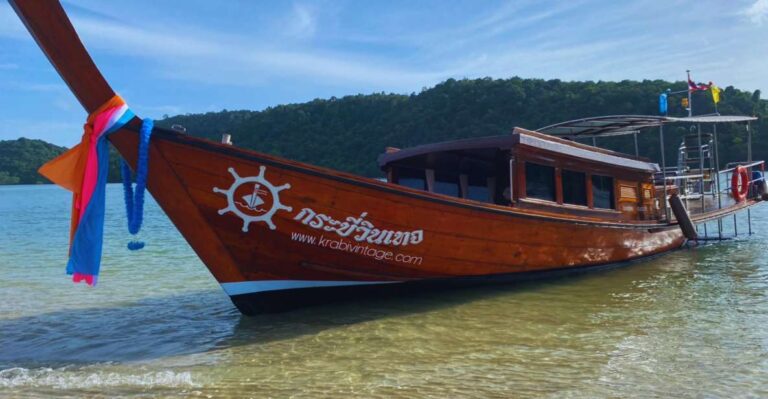 Krabi: Luxury Vintage Boat Tour to James Bond Island