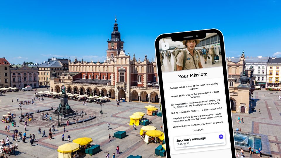1 krakow city exploration game and tour on your phone Krakow: City Exploration Game and Tour on Your Phone