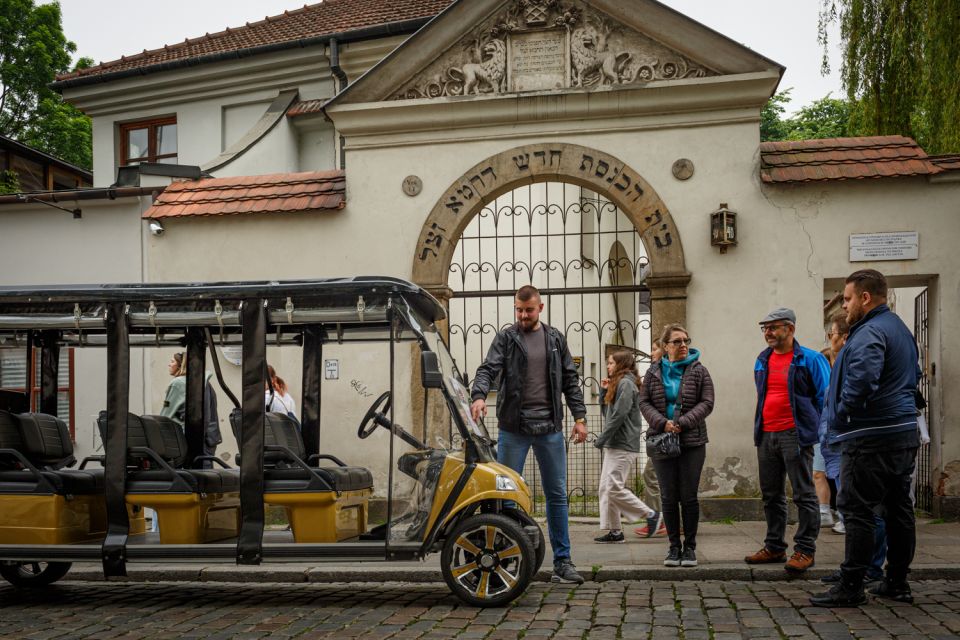 1 krakow city sightseeing tour by eco golf cart Krakow: City Sightseeing Tour by Eco Golf Cart