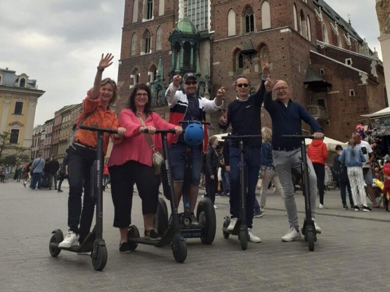 Krakow: Full Tour, Old Town and Jewish Quarter Scooter Tour