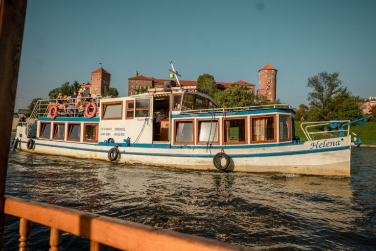 Krakow: Vistula River Sightseeing Cruise With Audio Guide