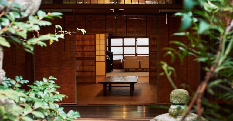 Kyoto: Ikebana Flower Arrangement at a Traditional House