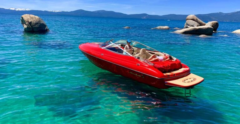 Lake Tahoe: Private Power Boat Charter