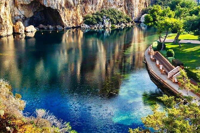 Lake Vouliagmeni Thermal Spa And Temple Of Poseidon Private Full Day Tour
