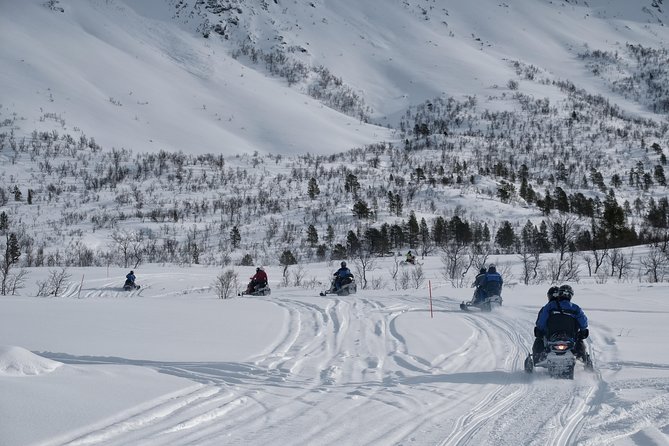 Lapland Lyngen Alps Snowmobile Safari From Tromso