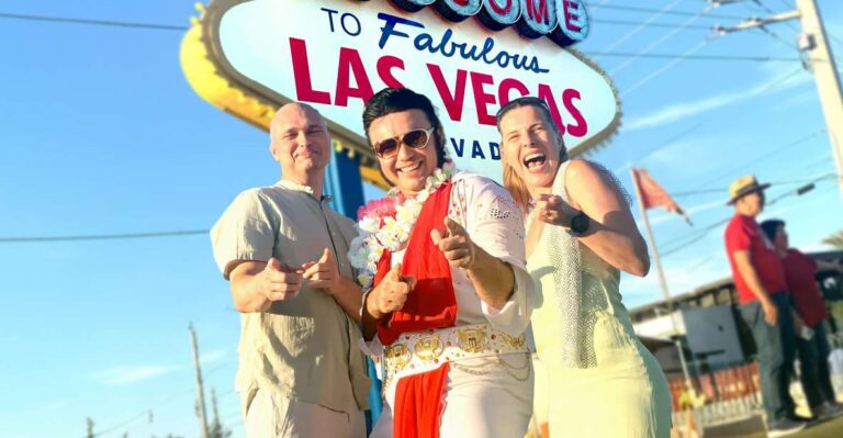 Las Vegas: Elvis Wedding at the Las Vegas Sign With Photos