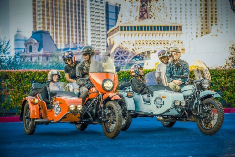 Las Vegas: Private Sidecar Motorcycle Tour of Vegas Strip