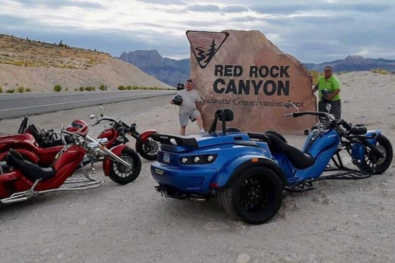 Las Vegas: Red Rock Canyon and Las Vegas Strip Trike Tour