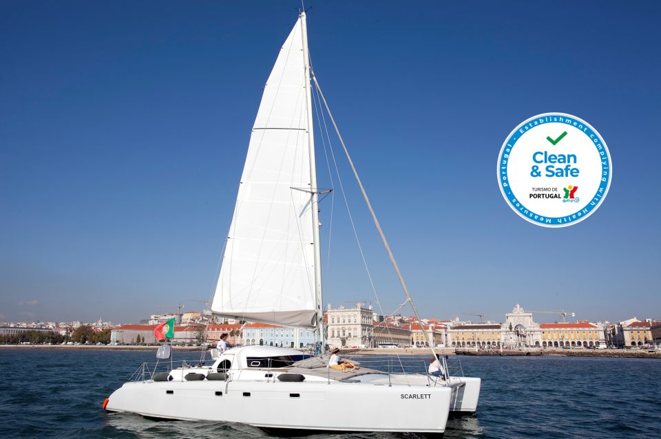 1 lisbon 2 hour private sailing trip by catamaran Lisbon: 2-Hour Private Sailing Trip by Catamaran