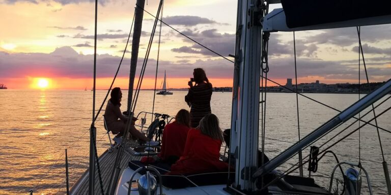 Lisbon: Private Yacht Tour Along Coast and Sunset Views