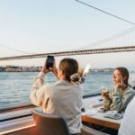 1 lisbon tagus river sunset cruise with welcome drink Lisbon: Tagus River Sunset Cruise With Welcome Drink
