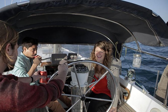Look at Barcelona From a Sailing Boat With Tapas and Drinks