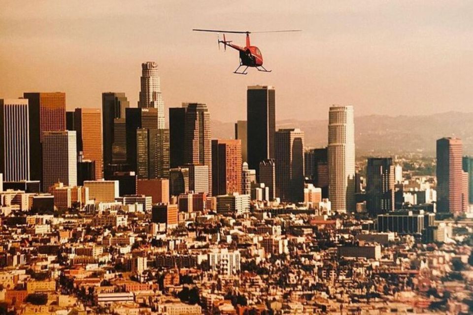 1 los angeles downtown rooftop landing helicopter tour Los Angeles: Downtown Rooftop Landing Helicopter Tour