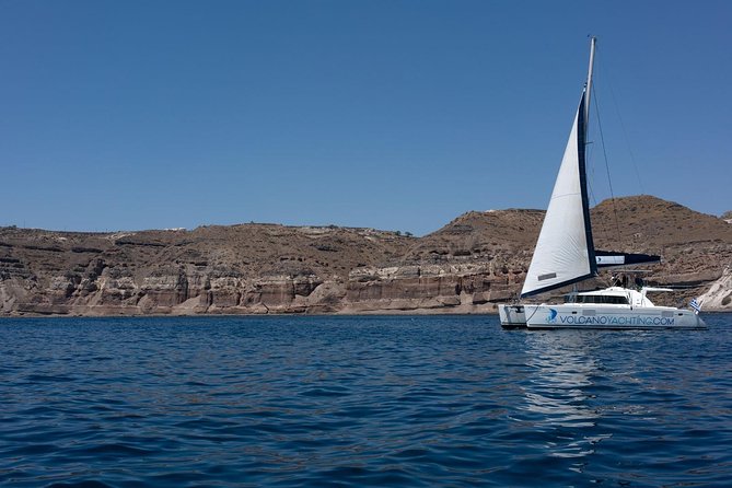 Luxury Caldera Cruise With a Rich BBQ Meal and Drinks!