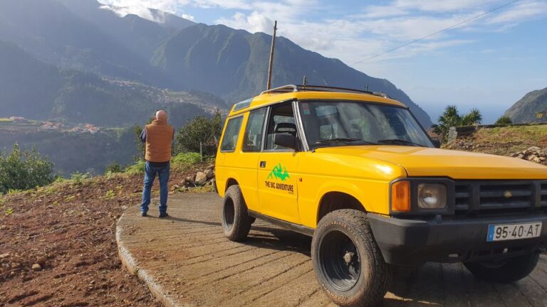 Madeira: Wine Tasting Guided Tour, Jeep Safari, & Viewpoints