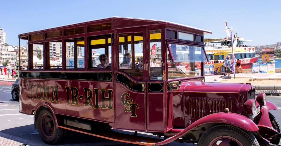 1 malta vintage bus ride through the three cities Malta: Vintage Bus Ride Through the Three Cities
