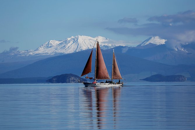 1 maori rock carvings taupo sailing adventures sail fearless Maori Rock Carvings - Taupo Sailing Adventures - Sail Fearless