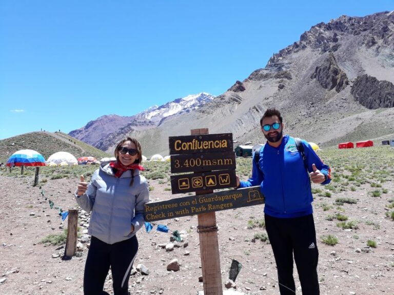 Mendoza: Mt. Aconcagua Confluencia Camp Trekking