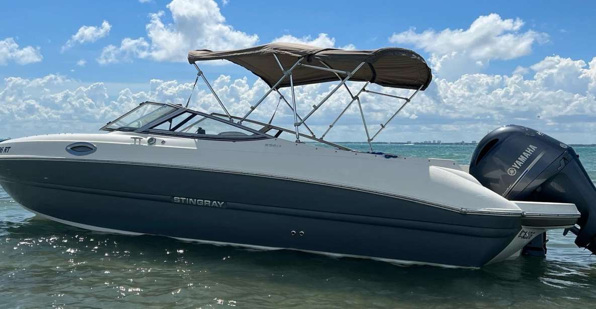 1 miami 24 foot private boat for up to 8 people Miami: 24-Foot Private Boat for up to 8 People