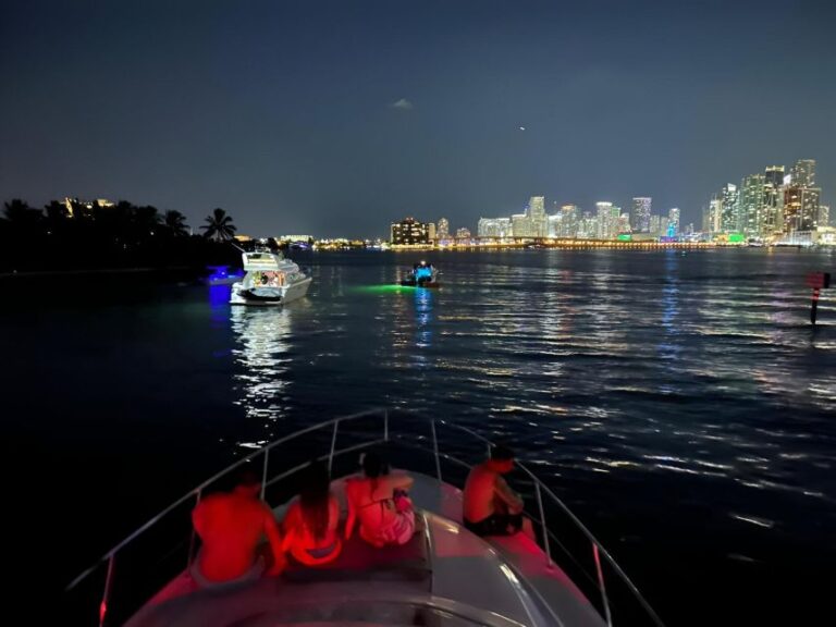 Miami: Nightlife & Party in Biscayne Bay With Champagne