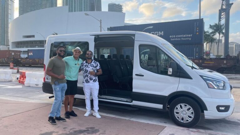 Miami Private City Tour in Brand New Passenger Van