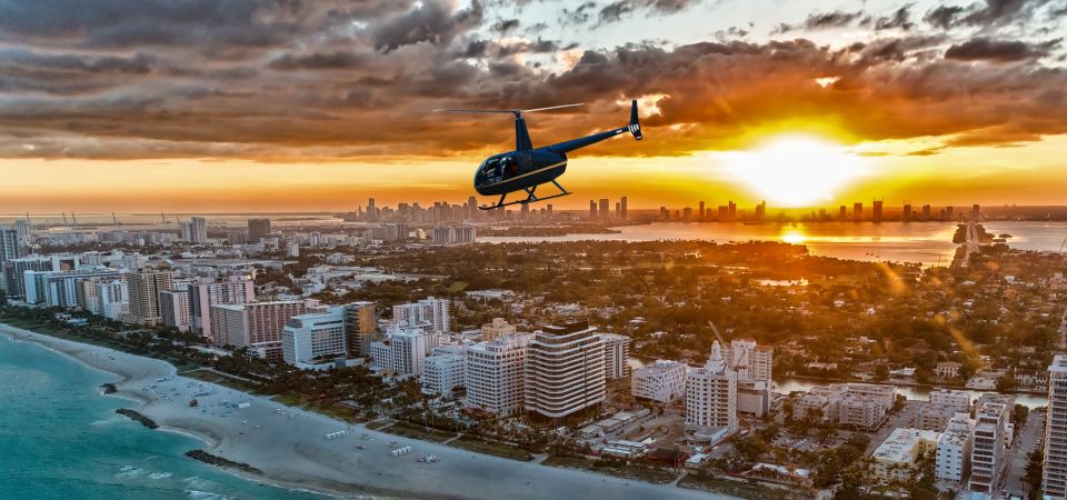 1 miami private sunset helicopter tour Miami: Private Sunset Helicopter Tour