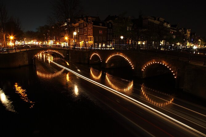 Mikes Amsterdam Light Festival Bike Tour With Gluhwein or Hot Chocolate