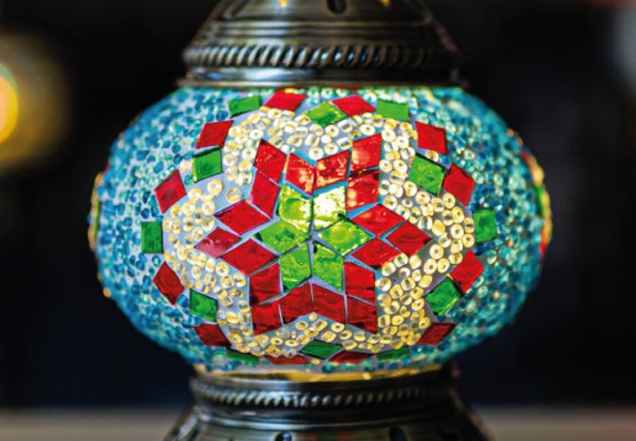 Mosaic Lamp Making Workshop in Tustin