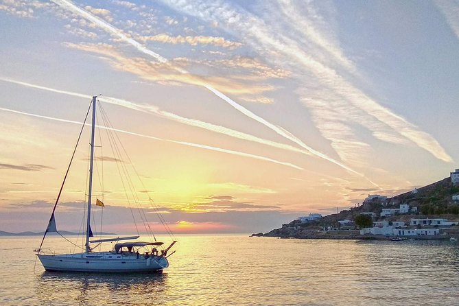 Mykonos Alternative Sunset Sail Aperitivo for Adults-Only (Free Transfers)