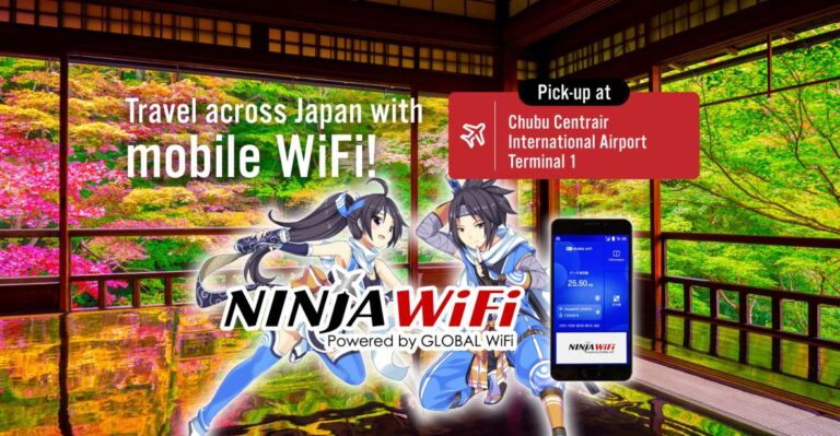 Nagoya: Chubu Centrair Airport T1 Mobile WiFi Rental