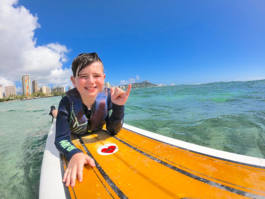 1 oahu kids surfing lesson in waikiki beach up to 12 Oahu: Kids Surfing Lesson in Waikiki Beach (up to 12)