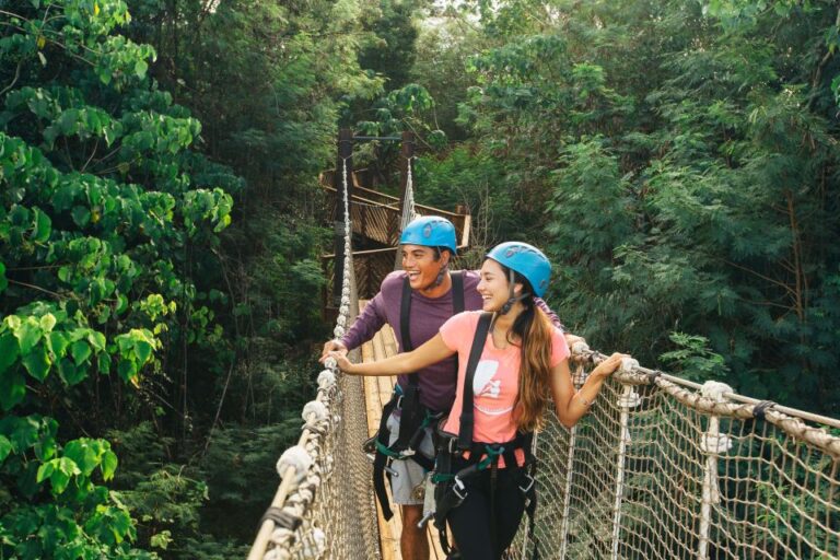 Oahu: North Shore Zip Line Adventure With Farm Tour