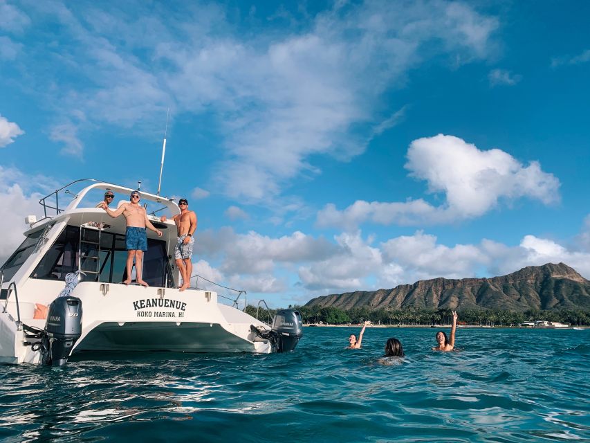 1 oahu private catamaran sunset cruise with a guide Oahu: Private Catamaran Sunset Cruise With a Guide