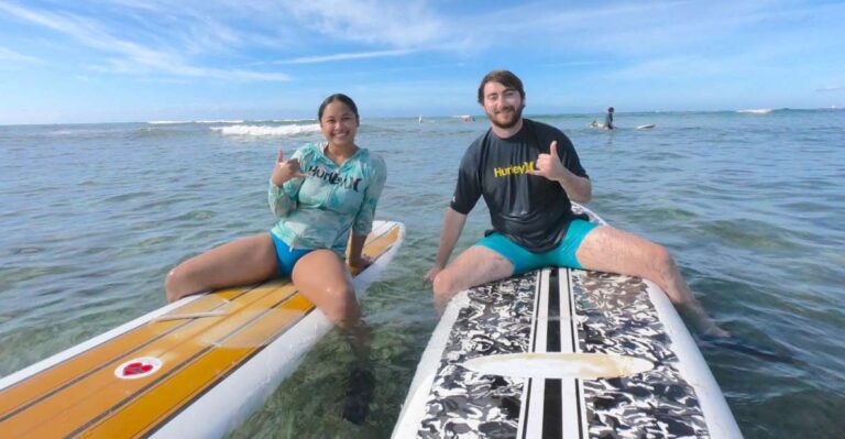 Oahu: Surfing Lessons for 2 People