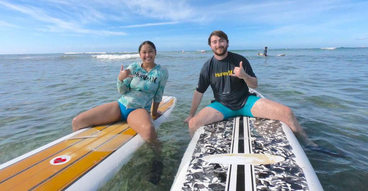1 oahu surfing lessons for 2 people Oahu: Surfing Lessons for 2 People