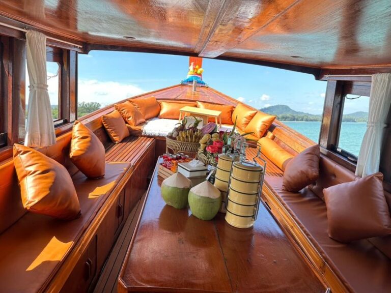 One Day Luxury Vintage Boat to Jame Bond From Koh Yao