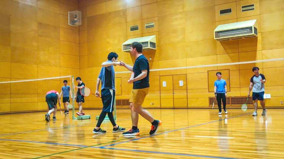 1 osaka badminton with japanese locals Osaka: Badminton With Japanese Locals!