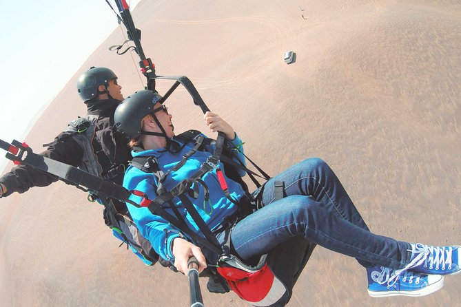 1 paragliding flight at paracas national reservation Paragliding Flight at Paracas National Reservation