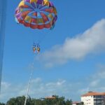 1 parasailing above the caribbean sea Parasailing Above the Caribbean Sea