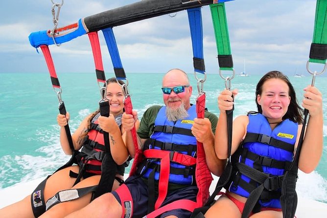 1 parasailing at smathers beach in key west Parasailing at Smathers Beach in Key West