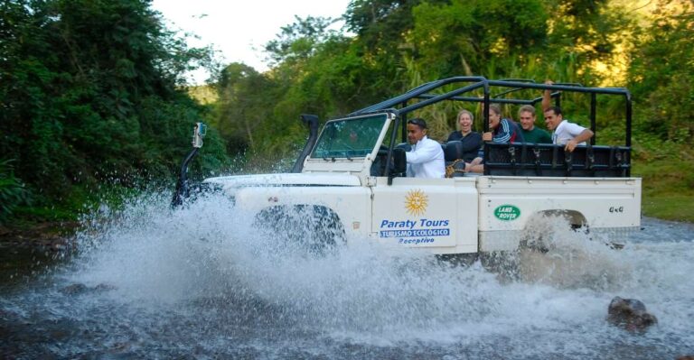 Paraty: Jungle Waterfalls and Cachaça Distillery Jeep Tour